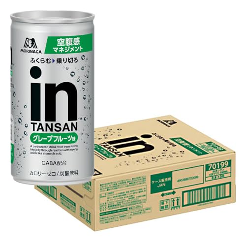 inゼリー 森永製菓 inタンサンドライ(190ml×30本) 空腹感マネジメント GABA ノンカフェイン 炭酸飲料 間食 カロリーゼロ 国産 1