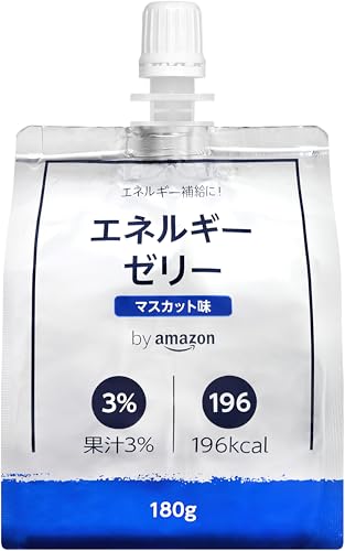 by Amazon エネルギーゼリー マスカット味 180g×30個 画像1