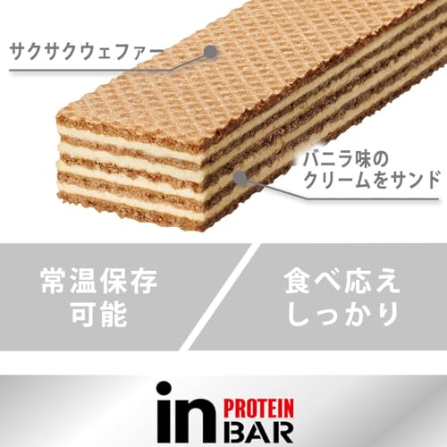inバー プロテイン ヨーグルト (14本入×1箱) ウエファー タンパク質10g ビタミンB群7種 ロカボ 国産 森永製菓【Amazon.co.jp限定】 中間 画像