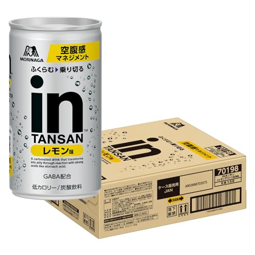 inゼリー 森永製菓 inタンサン(190ml×30本) 空腹感マネジメント GABA ノンカフェイン 炭酸飲料 間食 低カロリー 植物由来の甘味料 国産 1