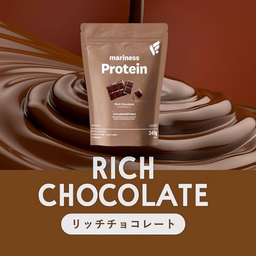 mariness マリネス プロテイン 約15回分 リッチチョコレート ソイ ダイエット 女性 置き換え ホエイ 345g 国内製造 中間 画像
