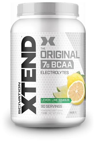Scivation Xtend オリジナル 国内版 BCAA 7g シュガーフリー 1,332g シトルリン配合 (90食分, レモンライム) 1