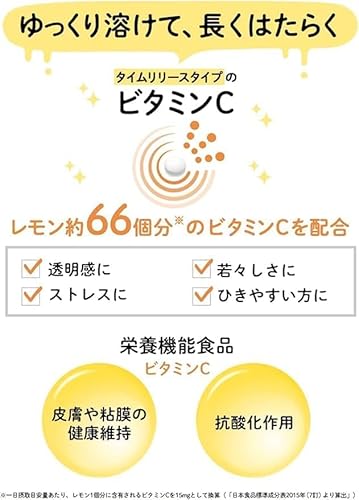 DHC【3個セット】持続型ビタミンC 30日分(120粒)×3個セット 最後 画像