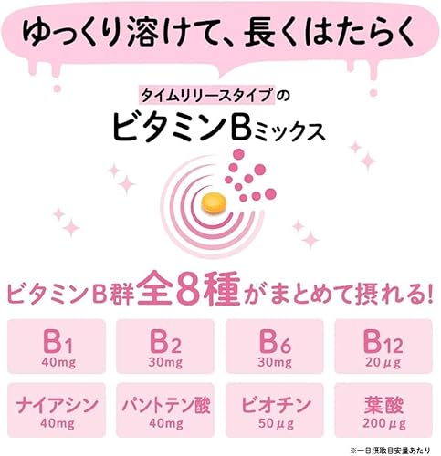 DHC 【3個セット】持続型ビタミンBミックス 30日分(60粒)×3個セット 最後 画像