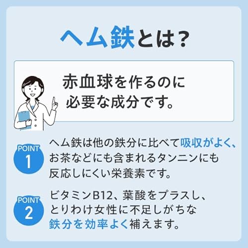 DHC ヘム鉄 30日分 (60粒) 中間 画像