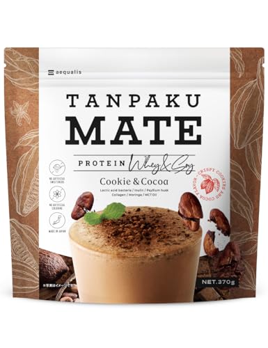 タンパクメイト ココア風味 美味しい プロテイン 置き換え ダイエット 370g 1袋 1枚目 画像