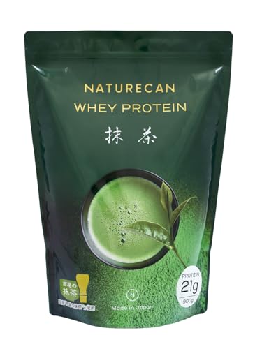 Naturecan ホエイプロテイン (プロテイン 21g)ダイエット/低糖質/低脂質 (900g 30食分, 抹茶味) 1