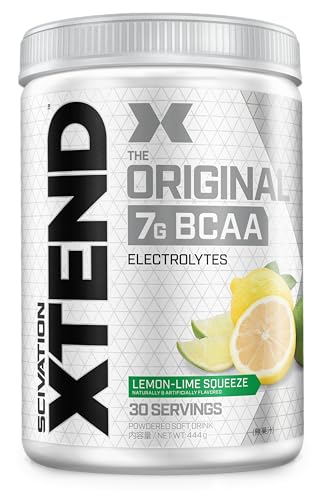 Scivation Xtend オリジナル 国内版 BCAA 7g シュガーフリー 444g シトルリン配合 (30食分, レモンライム) 1