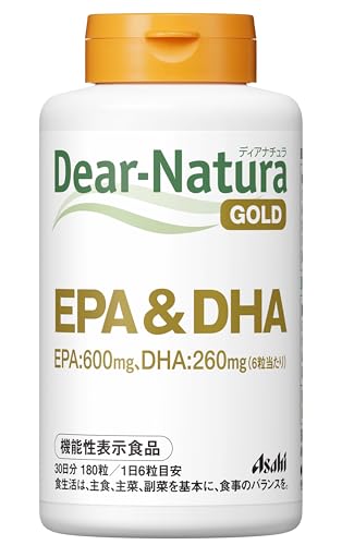 ディアナチュラゴールド EPA&DHA 180粒 (30日分) [機能性表示食品] アサヒ サプリ Dear-Natura 国内工場で生産 最後 画像