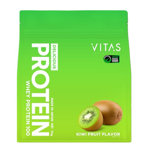 VITAS (バイタス) ホエイ プロテイン 100 キウイ風味 WPCプロテイン 国内製造 1kg 1枚目 画像