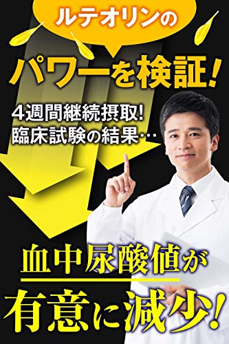 尿酸ケア習慣 ルテオリン (1ヶ月分) 機能性表示食品 錠剤 田七人参 和漢の森 尿酸値を下げる プリン体 漢方薬剤師監修 中間 画像