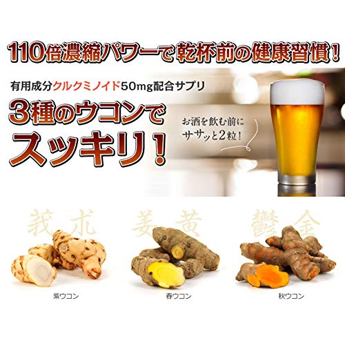 濃縮ウコン 30日分 [ヘルスケア&ケア用品] 中間 画像