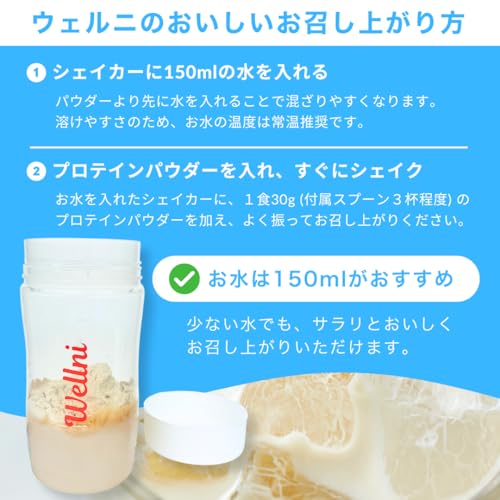 【アウトレット品】 ウェルニ Wellni SPEED ホエイ プロテイン 1kg ヨーグルトビタミン11種配合 国内製造 管理栄養士監修 アンチドーピング検査済み whey protein powder 中間 画像