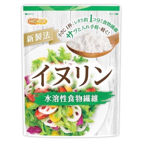 NICHIGA(ニチガ) イヌリン500g 新製法 植物由来 無味 無臭 水溶性食物繊維 粉末タイプ 残留農薬検査実施済 [01] 1