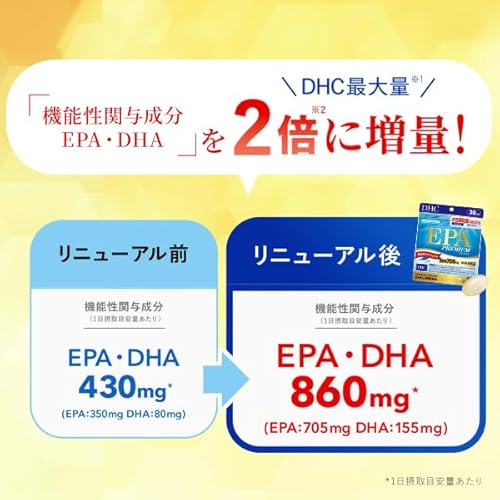 DHC EPA プレミアム 30日分【機能性表示食品】 180粒 中間 画像