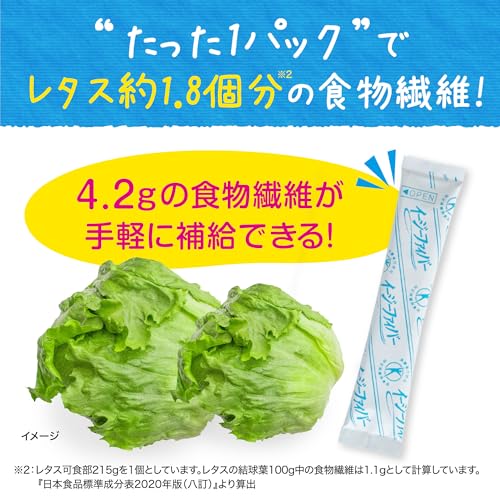 イージーファイバー トクホ [ 公式 ] 【まとめ買い / 食物繊維 たっぷり! / パウダーで簡単! 味はそのまま! 】 難消化性デキストリン (水溶性食物繊維) [ 特定保健用食品 / 30パック×2個 ] 最後 画像