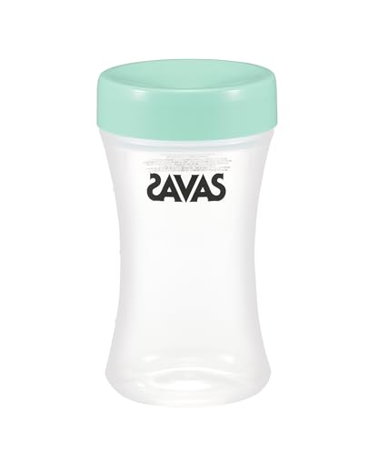 ザバス(SAVAS) コンパクトプロテインシェイカー ミントグリーン 350mL 明治 1