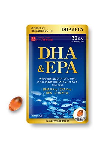 DHA & EPA 30粒 (1日1粒 30日分) オメガ3 omega3 フィッシュオイル クリルオイル DPA DHA EPA サプリメント 健康補助食品 国内製造 ハーブ健康本舗 1枚目 画像