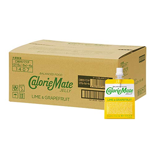 カロリーメイト 大塚製薬 カロリーメイト ゼリー ライム&グレープフルーツ味 215g×24袋 1