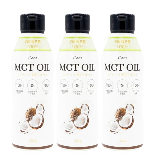 MCTオイル 320g フラット・クラフト ココナッツ由来100% 中鎖脂肪酸100% 糖質制限 (320g, 3.0, 本) 1枚目 画像