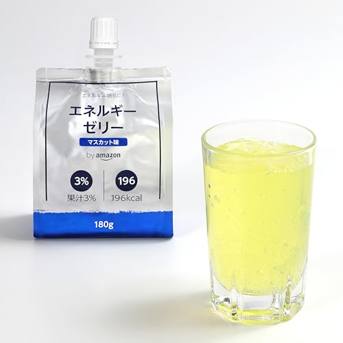 by Amazon エネルギーゼリー マスカット味 180g×30個 中間 画像
