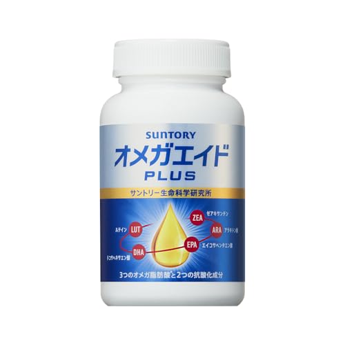 サントリー オメガエイドPLUS 機能性表示食品 オメガ3 omega3 オメガ脂肪酸 サプリ (180粒入/約30日分) 1