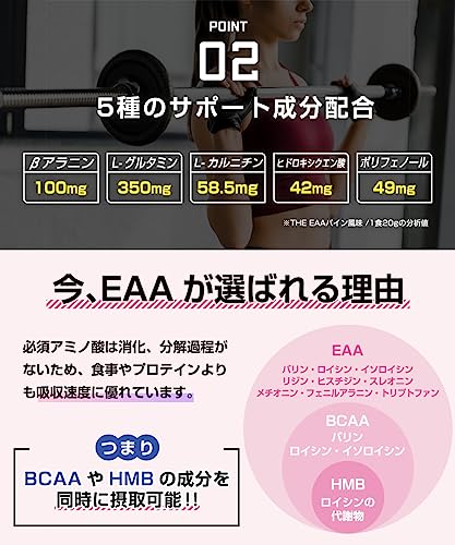 ザプロ EAA パウダー (パイナップル風味) 1kg 国内製造 必須アミノ酸 クエン酸 グルタミン カルニチン 男女兼用 THE PROTEIN(ザプロテイン) 武内製薬 中間 画像