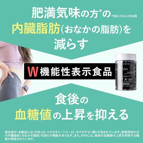 CUMEC (キュメック) 先進のサイエンスサプリ [HYA-50F]180粒 プレミアムボトル[機能性表示食品] 最後 画像