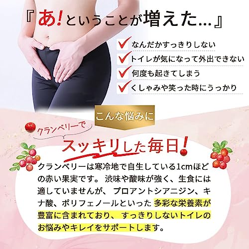 健康応援団 クランベリーエキス サプリメント アメリカ産クランベリー 6ヶ月分 90粒 6袋 最後 画像