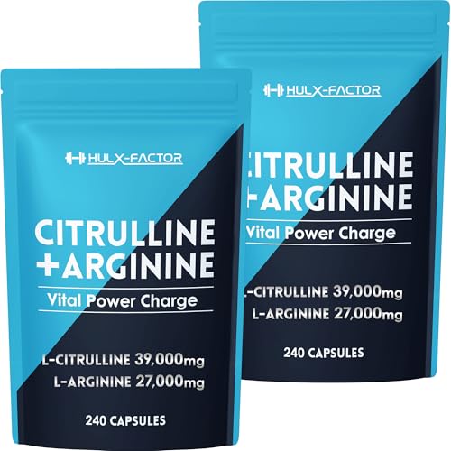 【医師監修】 ハルクファクター シトルリン アルギニン 66000mg 2袋セット サプリ 亜鉛 マカ 厳選12種 240粒 国産 1