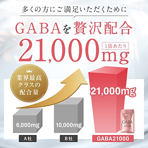 SIMPLE+ GABA 350mg サプリメント 1袋 21000mg ギャバ サプリ 60日分 中間 画像