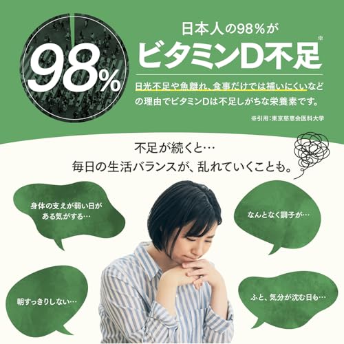 高濃度ビタミンD3+K2 270日分（270粒×4000IU+180μg） DHA・EPA配合 オメガ3 日本製 国内GMP認定工場 vitamin d k2 Nature In(ネイチャーイン) 中間 画像