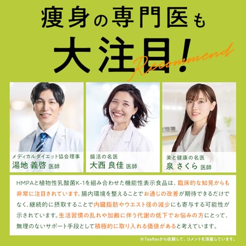 Teaflex ティーフレックス グリーンティー SLIM CLEANSE GREEN TEA 【45g 3袋】(イソマルトデキストリン（国内製造） 米ぬか発酵物 ビタミン 葉酸 乳酸菌 スリム クレンズ グリーンティー 機能性表示食品 ダイエットティー ダイエットサポート 内臓脂肪 皮下脂肪 BMI すっきり緑茶 お茶 粉末 緑茶 抹茶 食物繊維 健康茶 ローカフェイン) 中間 画像