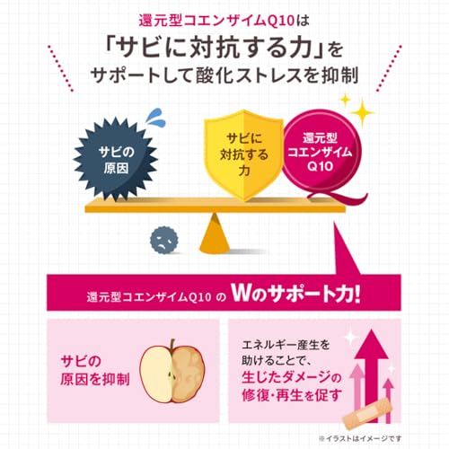 コエンザイムQ10 還元型 30日分【機能性表示食品】 中間 画像
