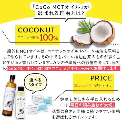 MCTオイル 320g フラット・クラフト ココナッツ由来100% 中鎖脂肪酸100% 糖質制限 (320g, 2.0, 本) 中間 画像