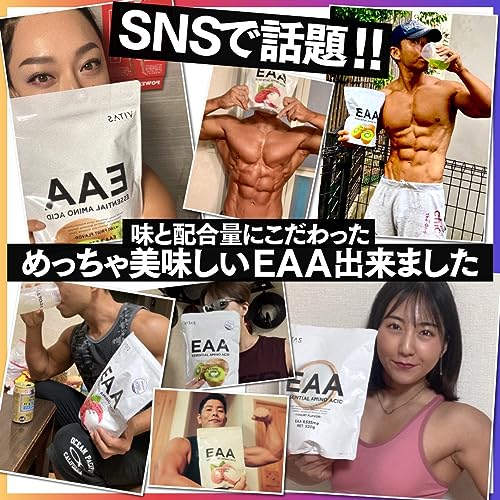 VITAS（バイタス）EAA なーすけFitness監修 みかん風味 520g BCAA 必須アミノ酸9種類配合 中間 画像