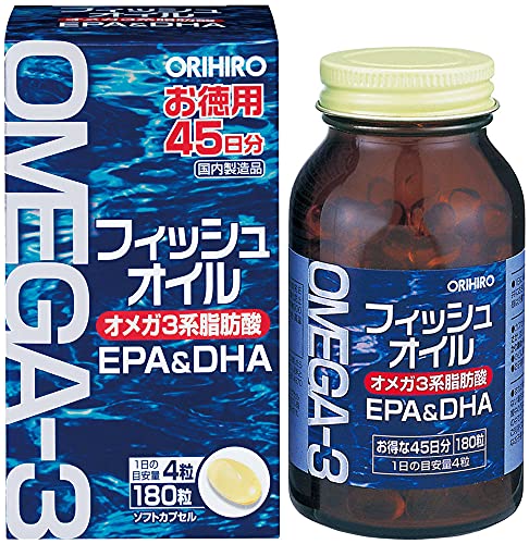 オリヒロ フィッシュオイル (EPA/DHA) 180粒 [EPA・DHA] 1