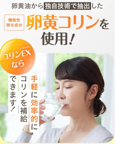 キユーピー コリンEX 30日分 (180粒) 言語記憶力の維持に 機能性表示食品 卵黄コリン レシチン (30日用)の特徴・詳細 画像