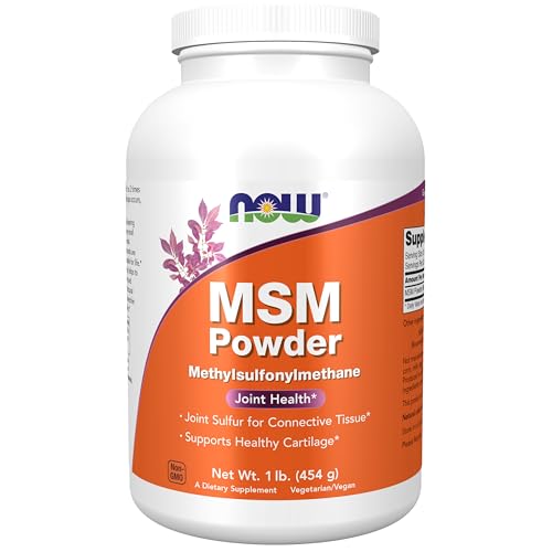NOW Foods MSM Pure Powder, 1-Pound by Now Foods 1