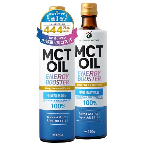 【TVで話題】MCTオイル 勝山ネクステージ 450g×2本 |【医師推奨】中鎖脂肪酸100% 植物油 c8 c10 ケトジェニック ダイエット 筋トレ 無味無臭 糖質制限 ダイエット 仙台勝山館の外観・全体像 画像
