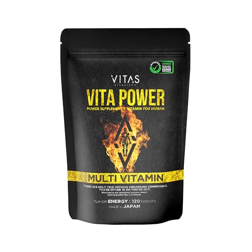 VITAS(バイタス) VITA POWER ビタパワー マカ 亜鉛 マルチビタミン 120粒 30日分の外観・全体像 画像