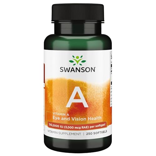 Swanson Vitamin A 10,000 Iu 250 Sgels by Swanson Premiumの外観・全体像 画像