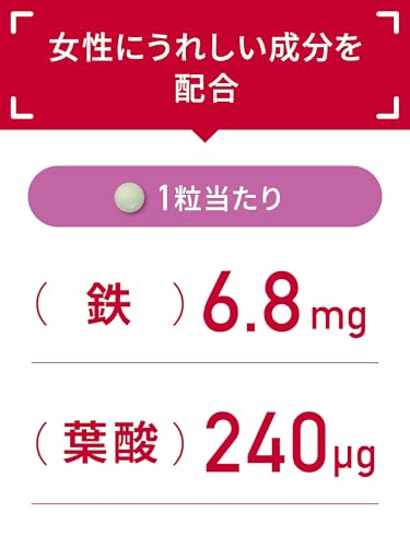 【ヤクルトのサプリメント】鉄・葉酸（30粒）30日分 1粒で１日分の鉄・葉酸 ヤクルト サプリ 鉄分 貧血 鉄分補給 栄養機能食品の特徴・詳細 画像
