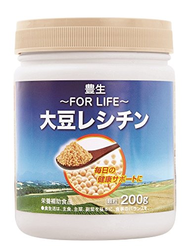 [豊生] 大豆 レシチン 200g 顆粒 大豆由来 植物レシチン 健康習慣 生活習慣 普段のお食事に さっとひとさじ がんばる世代に 1