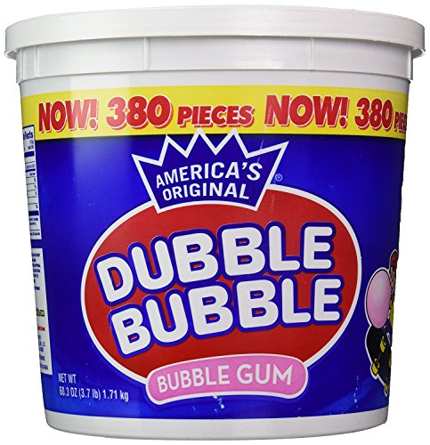 Dubble さんバブル浴槽、元味 380-カウント、60.3 オンス (3.7 ポンド) Dubble Bubble Tub, Original Flavor, 380-Count, 60.3 Oz(3.7 lb)の外観・全体像 画像