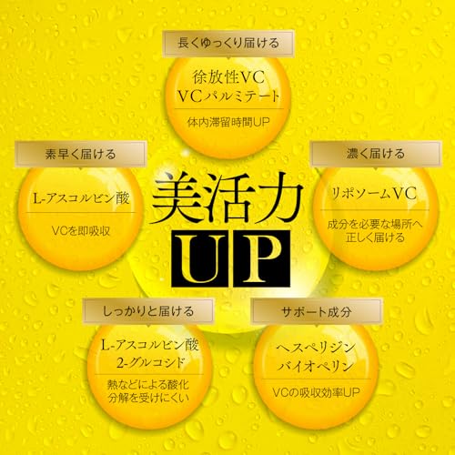 VITAS VITAMIN C (バイタス ビタミンC) リポVC 2000mg サプリメント 120粒の特徴・詳細 画像