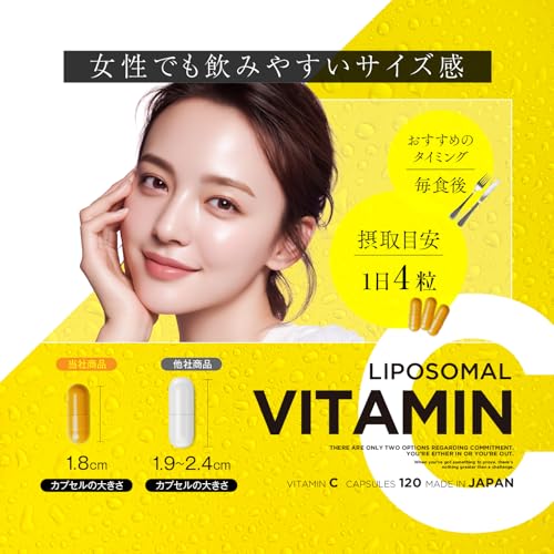 VITAS VITAMIN C (バイタス ビタミンC) リポVC 2000mg サプリメント 120粒の特徴・詳細 画像