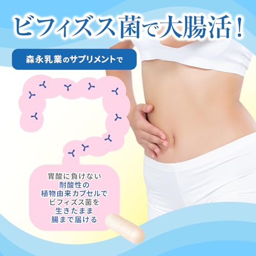 森永乳業 生きて届く ビフィズス菌BB536 30日分 機能性表示食品 ビヒダス | ビフィズス菌BB536には、大腸の腸内環境を改善し、腸の調子を整える機能が報告されていますの特徴・詳細 画像