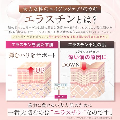 エラスチン 100,000μg 高配合 コラーゲン 乳酸菌【1日分にエラスチン＆コラーゲン500mg＆乳酸菌200億個配合】 ヒアルロン酸 プラセンタ セラミド アスタキサンチン プロテオグリカン 国内GMP製造 WADSの特徴・詳細 画像