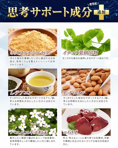 ドーパZONE 集中 ムクナエキス DHA EPA GABA NMN ドーパミン 毎日のクリア習慣をサポート 60粒 日本製 【 仕事 勉強 集中したい時のお供 】の特徴・詳細 画像